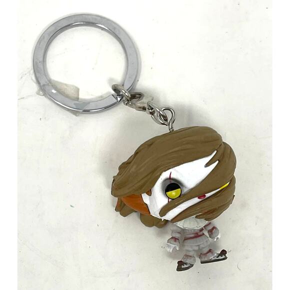 Stephen King's IT PennyWise with Wig FUNKO Pocket Pop KEYCHAIN - Picture 1 of 3
